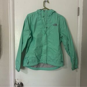 The North Face Light Green Women's Jacket - Rain Jacket
